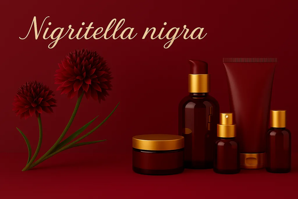 Negritella nigra antiossidante lenitiva oro per la pelle