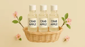 “Applicazione di Crab Apple sulla pelle per un effetto purificante”