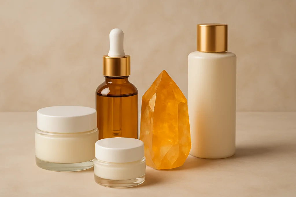 Quarzo Citrino in cosmesi naturale