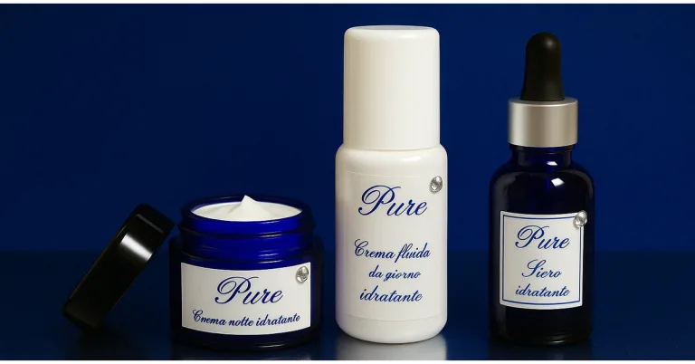 crema notte, siero idratante viso naturale con acido ialuronico ed estratti botanici