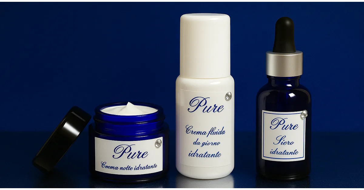 crema notte, siero idratante viso naturale con acido ialuronico ed estratti botanici