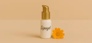 lipogel flacone e fiore di calendula