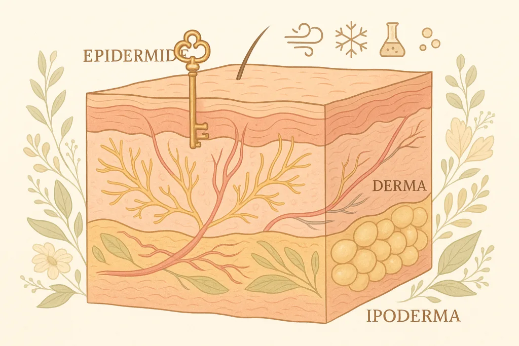 Epidermide, derma e ipodrma