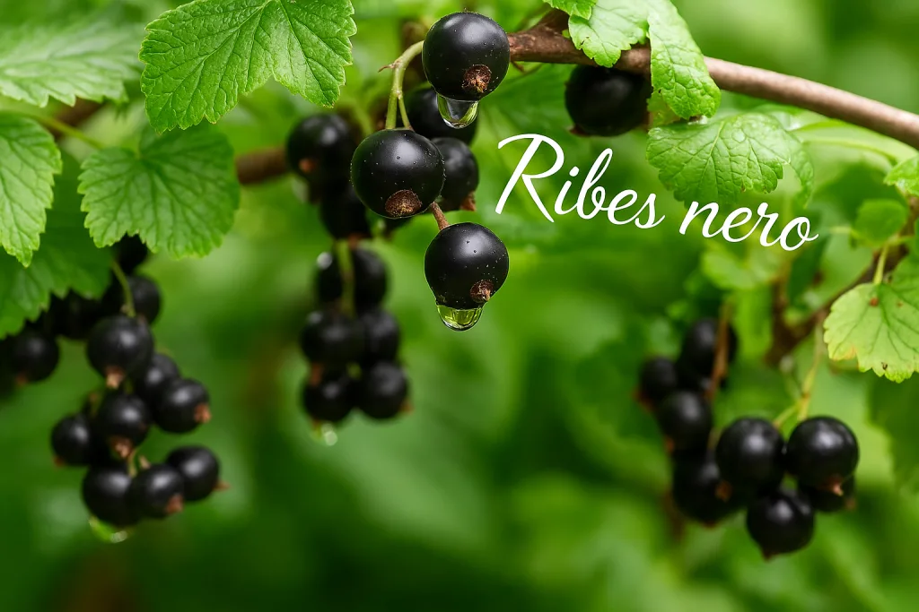 Ribes nero Foglie, frutti e gemme elisir per la pelle