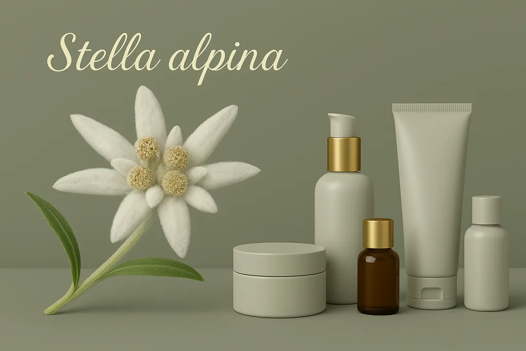 Cosmetici a base di estratti di Stella alpina