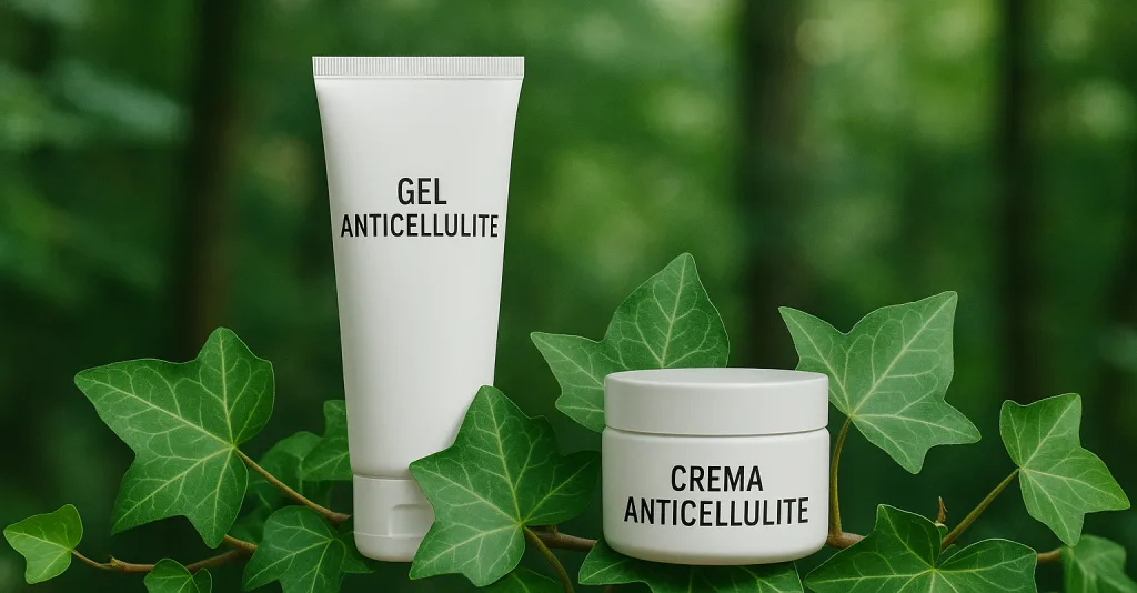 Edera e trattamenti corpo: gel e crema anticellulite