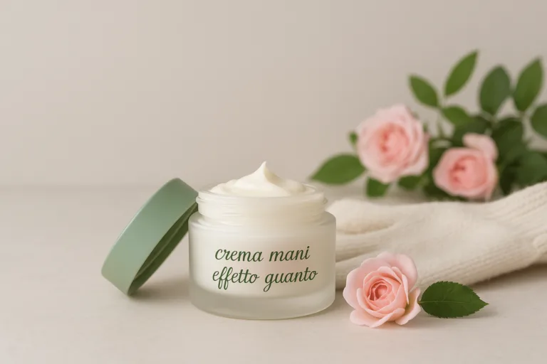 crema mani effetto guanto vasetto