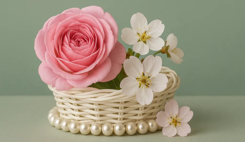 Siero idratante viso per pelle luminosa e fresca Rosadamascena, estratti naturali