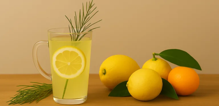Bicchiere di limonata all'Equiseto