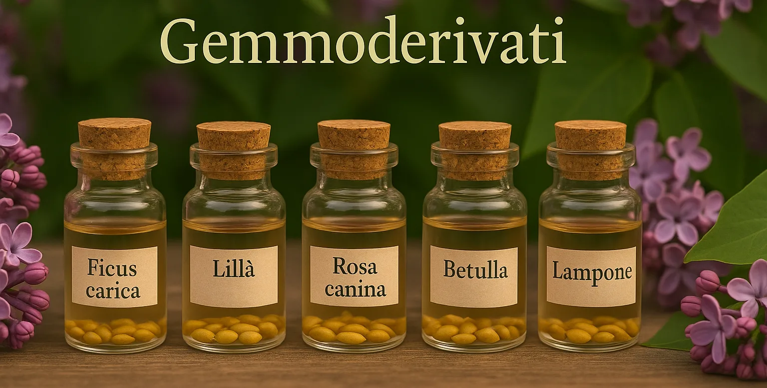 Macerati glicerici, Gemmoderivati in cosmetica