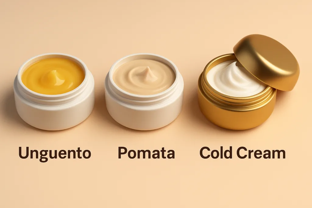 unguento pomata e cold cream immagine