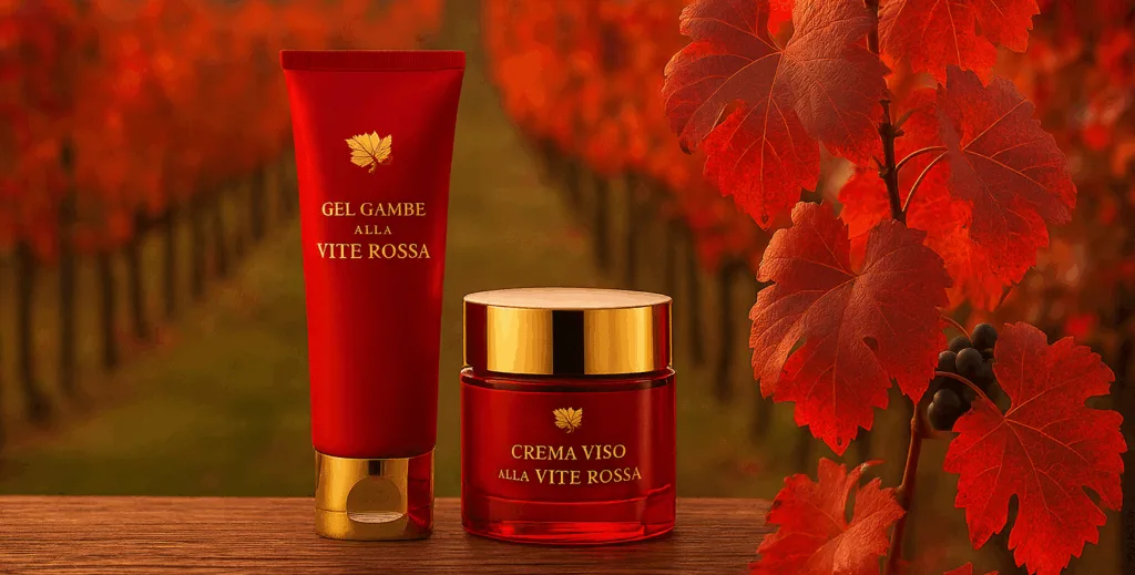 Vite rossa nei cosmetici naturali