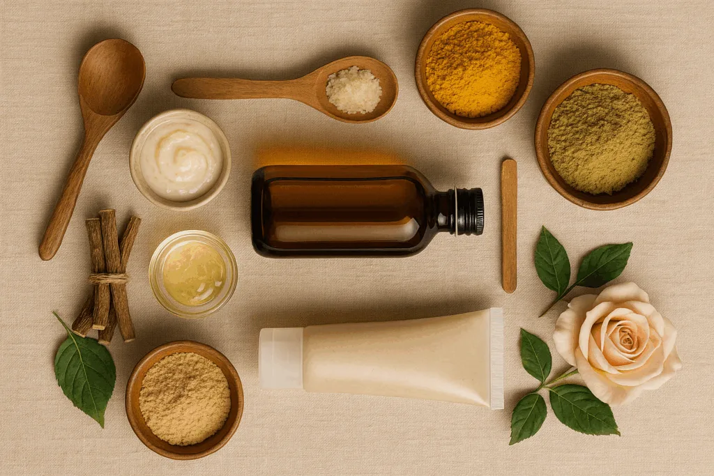 Maschera viso ayurvedica alla curcuma e miele