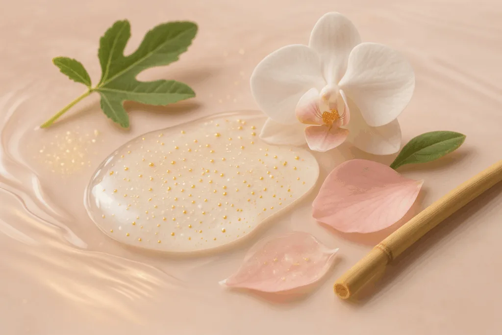 Ingredienti cosmetici maschera gel viso rigenerante